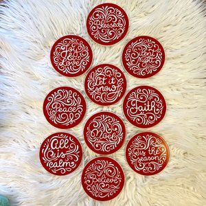 CUSTOM CHRISTMAS COASTERS - CREATE YOUR OWN SET